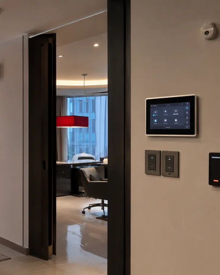 Control de seguridad, accesos y plataforma centralizada en hotel u oficina